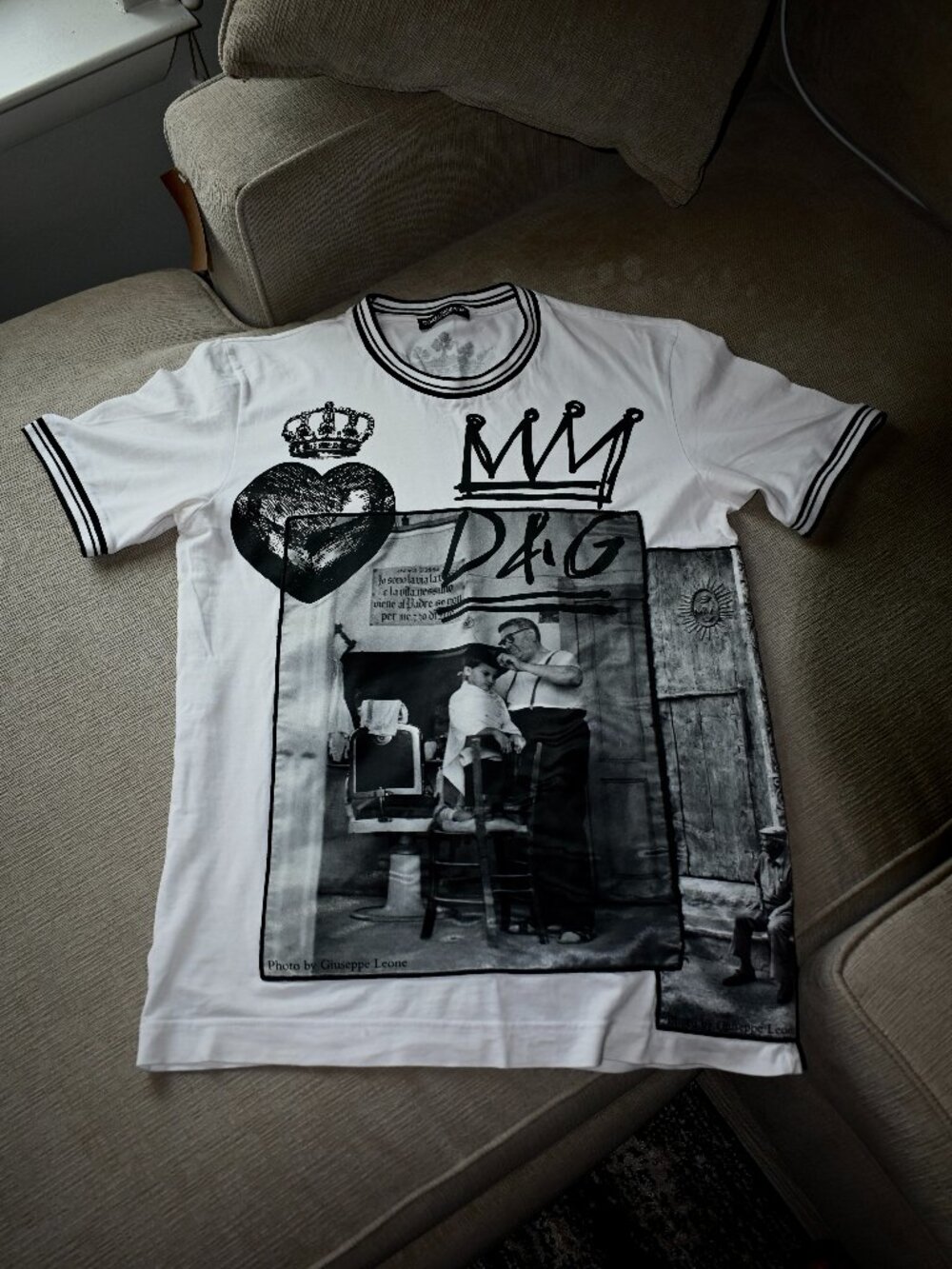 Dolce & Gabbana “Photo by Giuseppe Leone” Men’s T-Shirt
